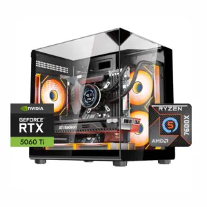 Pc Gamer Magmar Ultra: Ryzen 5 7600X, 32GB DDR5, RTX 5060 Ti 8G
