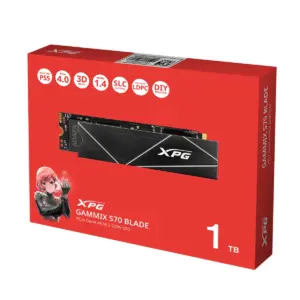 Unidad SSD XPG Gammix S70 Blade 1TB NVMe PCIe 4.0, 7.400MB/s