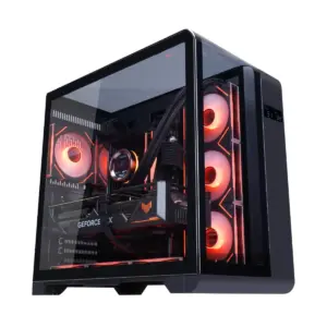 Gabinete Kronos Sky Black RGB ATX, Vidrio Templado, USB 3.0