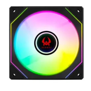 Ventilador Gabinete PC Kronos Eurus, ARGB, 120mm, PWM, Black