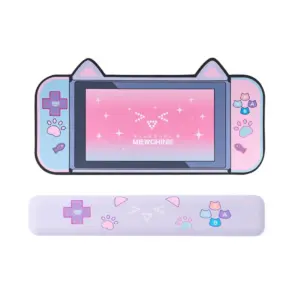 Set Mouse Pad + Reposa Muñecas Acolchada Newchine Gatito