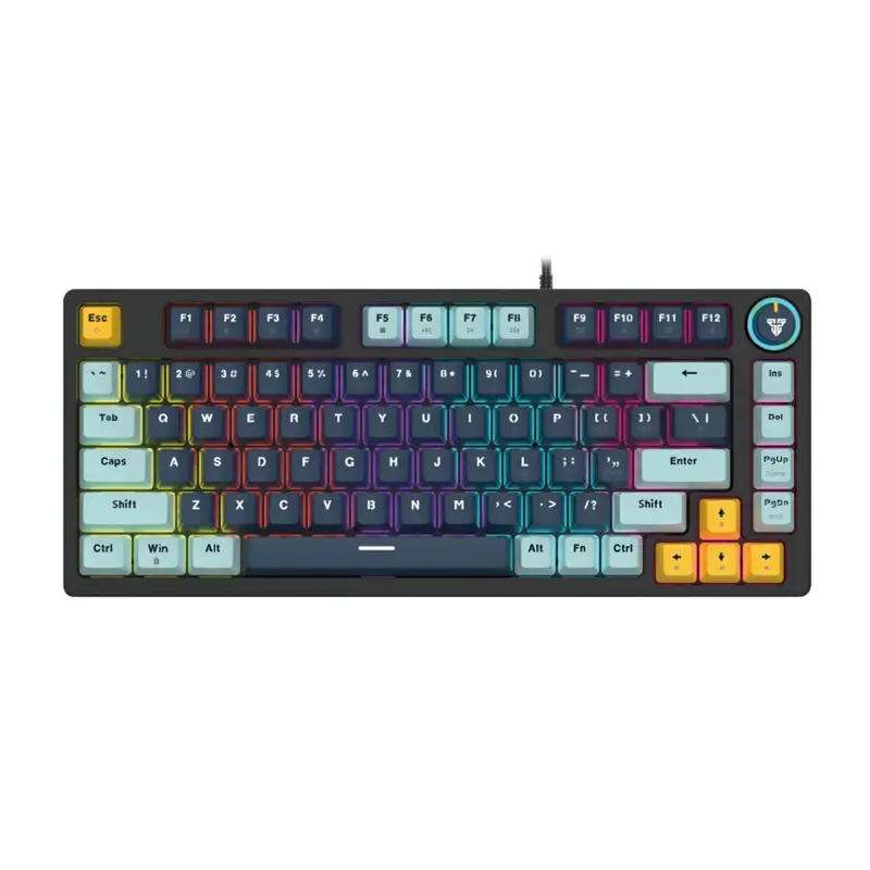 Teclado Gamer Mecánico Fantech MK875V2 NAVY