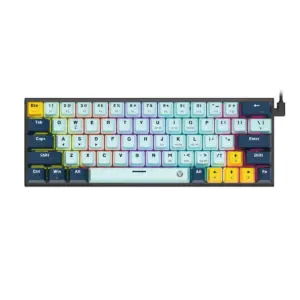 Teclado Gamer Mecánico Fantech Mk874V2 Atom63 Mizu Skyblue Switch Blue