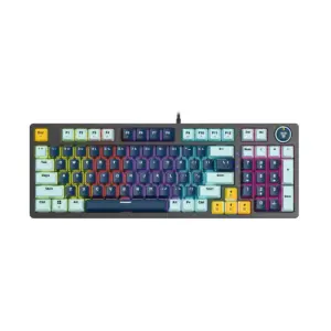 Teclado Gamer Mecanico Fantech Mk890V2 Atom96 Navy Switch Red