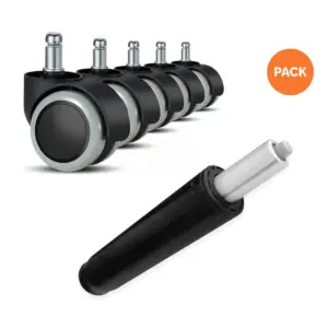 Pack Repuesto para Silla Pistón Clase 4 + Ruedas Tipo Roller