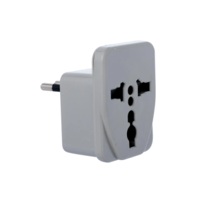 Adaptador multinorma 2p+t 10 A gris - Entrada Nacional