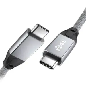 Cable Carga Rápida USB-C a USB-C, 100W, 20Gbps, 4K, 1.2Mts