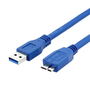 Cable USB 3.0 Macho a Micro USB 3.0, 1,8Mts Azul
