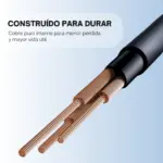 Cable de Audio USB Tipo C a Mini Plug 3.5mm, 100% Cobre 1Mt (4)