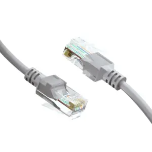 Cable de Red Patch Cord Cat6 5Mts CCA RJ-45 100 Ohm Gris