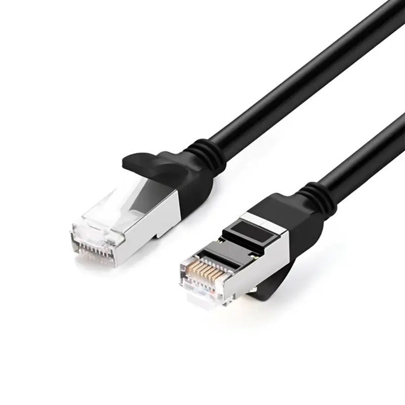 Cable de Red Patch Cord CAT7 1.8Mts RJ-45 500MHz 10Gbs Negro (1)