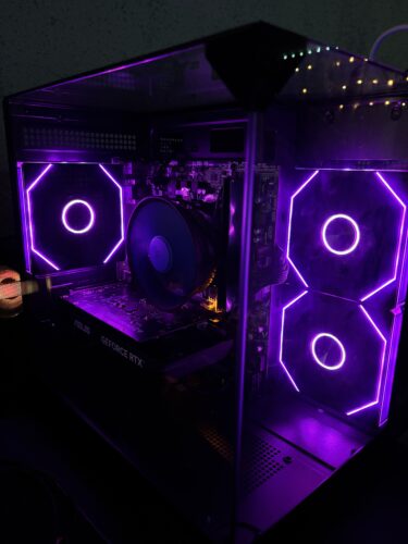 Gabinete Kronos Onyx, MATX, Vidrio Templado USB 3.0 3Fan ARGB photo review