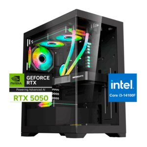 Pc Gamer Sonic Core: Intel Core i3-14100F, 32/16gb, M.2, RTX 5050