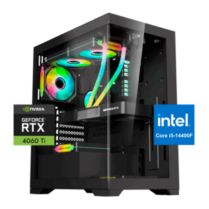 Pc Gamer Sonic Pro: Intel Core i5-14400F, 32gb, M.2, RTX 4060 ti