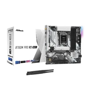 Placa Madre ASRock B760M Pro RS Wi-Fi, DDR5 LGA1700, mATX