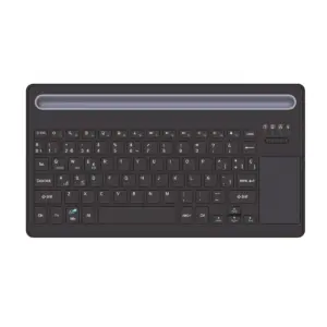 Teclado Inalámbrico con Touchpad 2,4Ghz, BT 5.0 Recargable