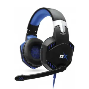 Audífono Gamer Reptilex RX0014BL Azul, 3.5mm, USB / Mic, LED