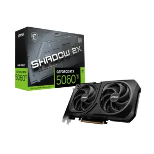 Tarjeta de Video MSI RTX 5060 Ti 16G SHADOW 2X OC PLUS PciE-5