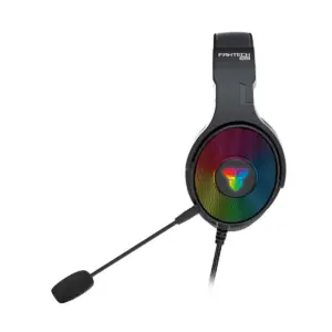 Audífonos Fantech HG22 Fusion Black, RGB Micrófono Desmontable 7.1 USB