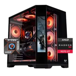 Pc Gamer Infernus XT: Ryzen 7 7800X3D, 64GB Ram, m.2 Gen4, RX 9070 XT 16GB