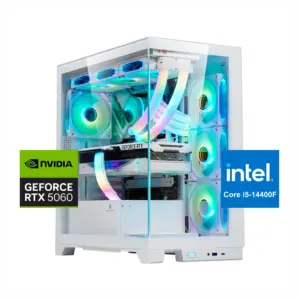 Pc Gamer Sonic Plus White: Intel Core i5-14400F, 32gb, M.2, RTX 5060 8GB