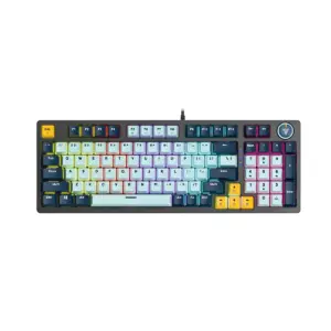 Teclado Gamer Mecánico Fantech Mk890V2 Atom96 SkyBlue Switch Blue
