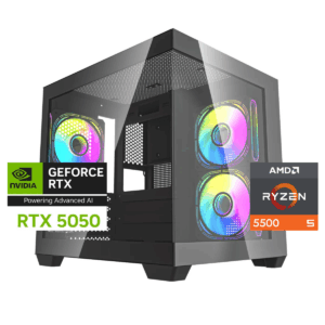 PC Gamer Warrior Neo: Ryzen 5500, SSD M.2, RAM 16/32GB, RTX 5050