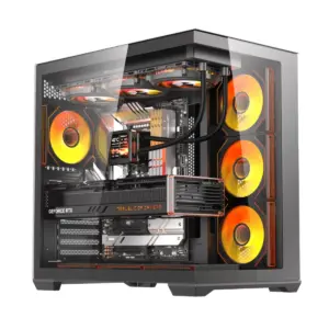 Gabinete Gamer Darkflash C280 7 Fan ARGB  E-ATX Black