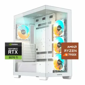 Pc Giga Ice: Ryzen 9 7900X, 16/32gb DDR5 RAM, 5070TI 16G