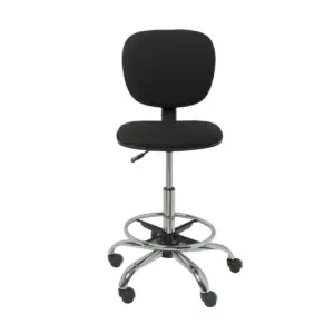 Silla Oficina Cajero Alta Vanto MAX Negro Sin Brazos Apoya Pies