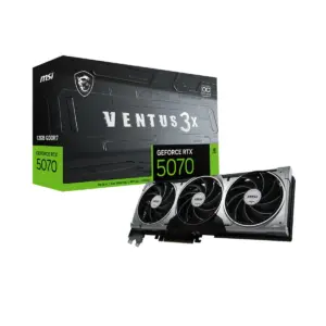 Tarjeta de Video MSI RTX 5070 Ventus 3X OC 12GB GDDR7 PciE-5